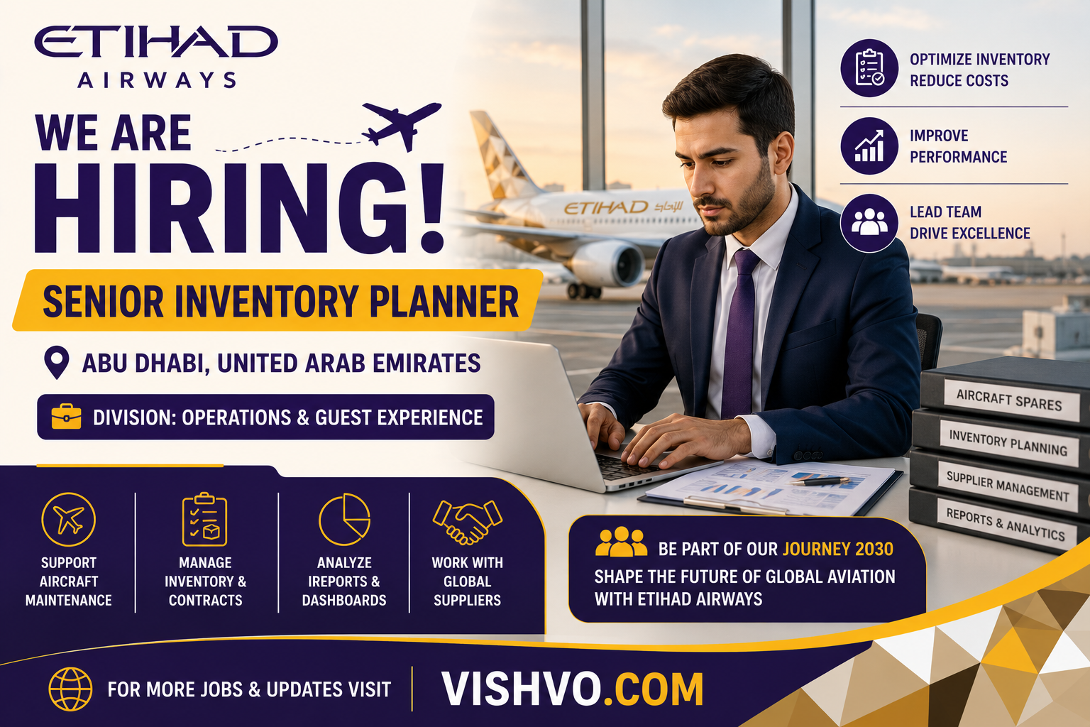 Etihad Airways Senior Inventory Planner Recruitment 2026
