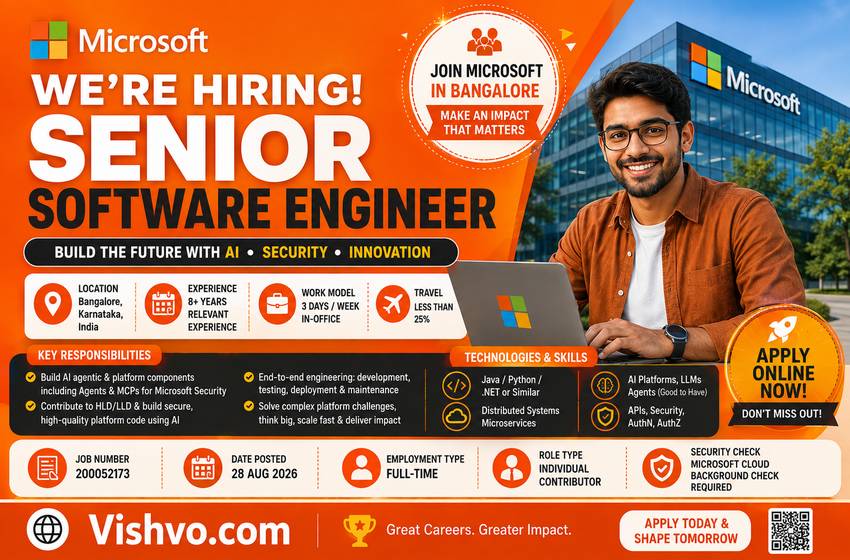 Microsoft Senior Software Engineer Recruitment 2026