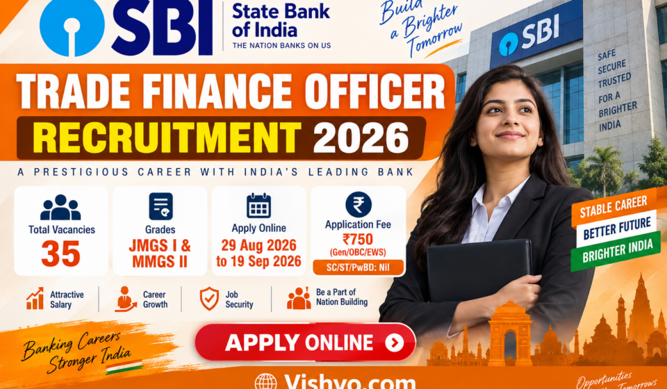 SBI Trade Finance Officer Recruitment 2026